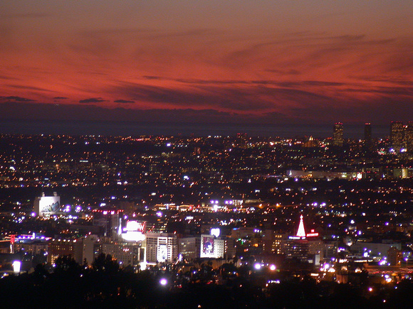 177.  Sunset Over Hollywood