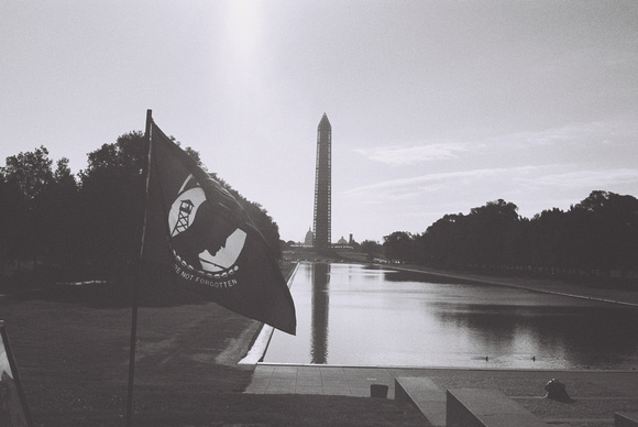 215. POW-MIA Flag with Washington Monument 1999