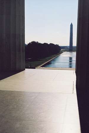 137. Washington Monument From Lincolm Memorial